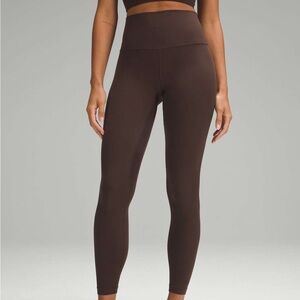 Espresso Brown Lululemon Leggings Size 4 28”